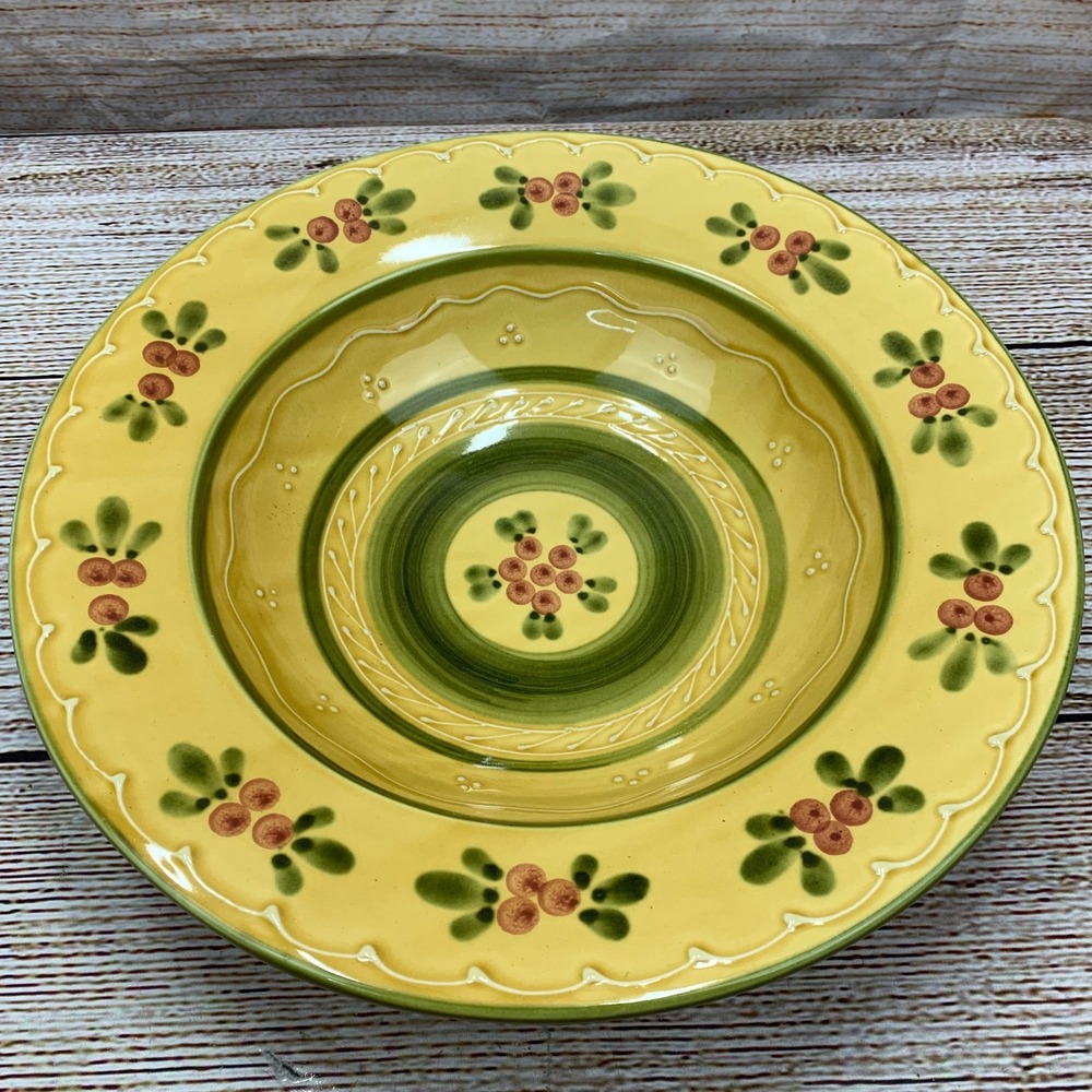 Williams Sonoma Ceramiche Toscane Hand Painted Bowl Made in Italy Decor Dish